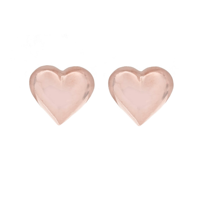 Pendientes corazón maestra Plata de Ley