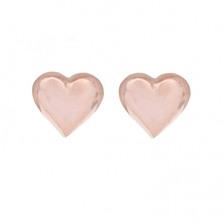 Pendientes corazón maestra Plata de Ley