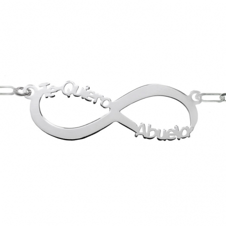 Collar infinito Te quiero abuela