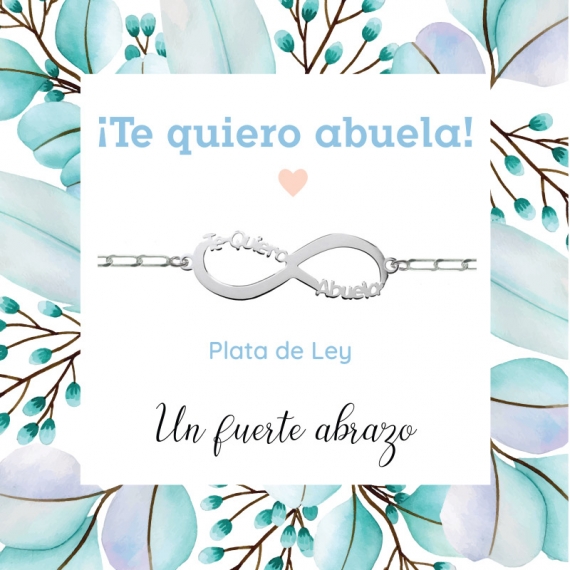 Pulsera Infinito Te Quiero Abuela para dar ánimo
