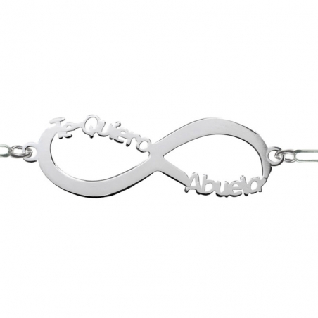 Pulsera Infinito Te Quiero Abuela para dar ánimo