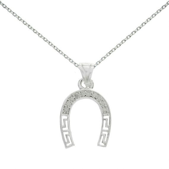 Collar herradura de la Suerte Plata de Ley