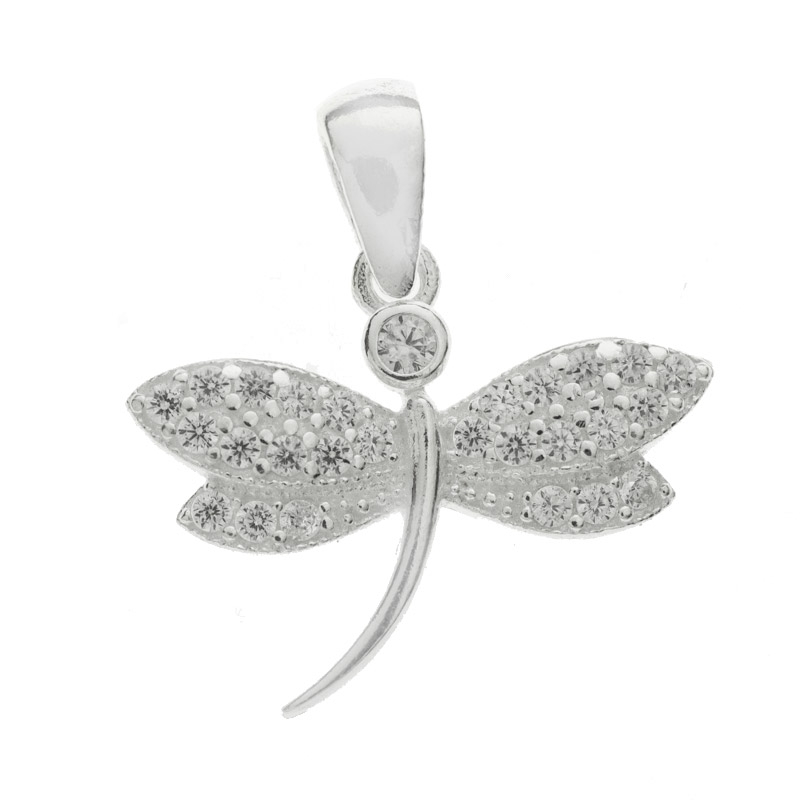 Collar libélula Plata de Ley