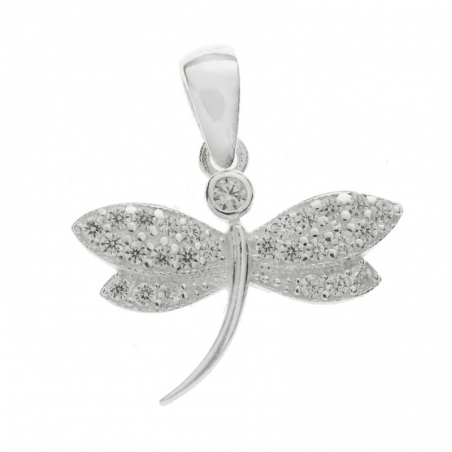 Collar libélula Plata de Ley