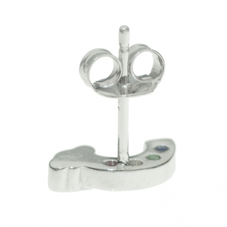 Pendientes arco iris Plata de Ley