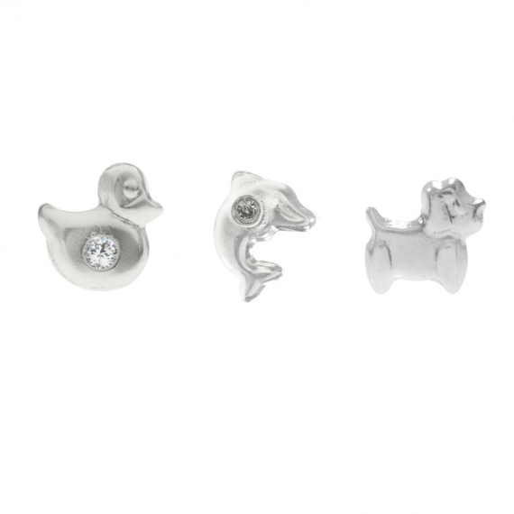 Pendientes niña cierre rosca