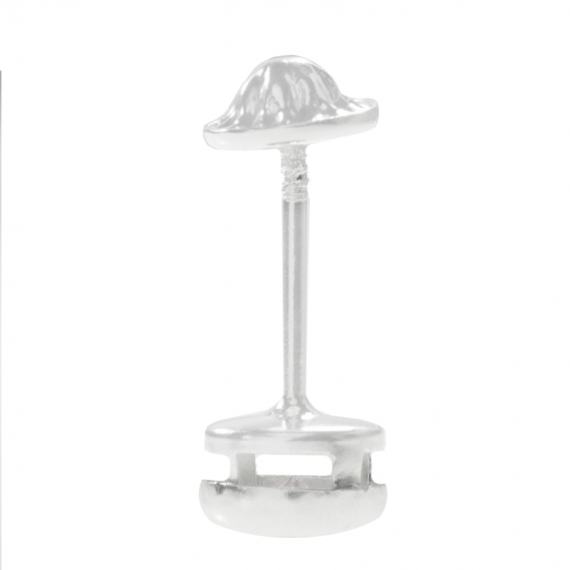 Pendientes niña cristal rosa 2