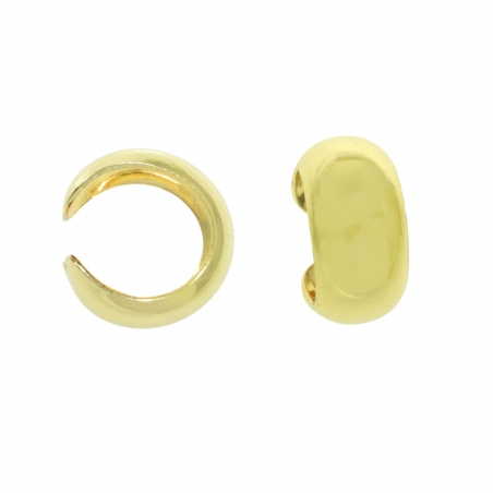 Ear cuff dorado Plata de Ley