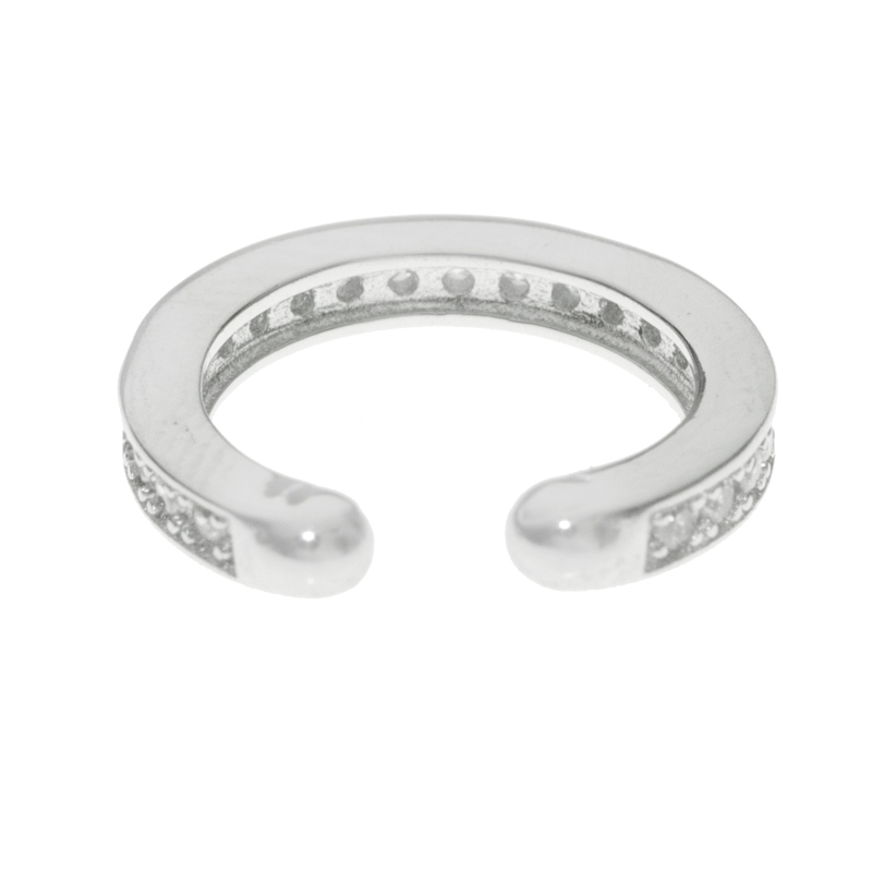 Ear cuff circonitas Plata de Ley