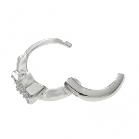 Aros con estrella de circonitas