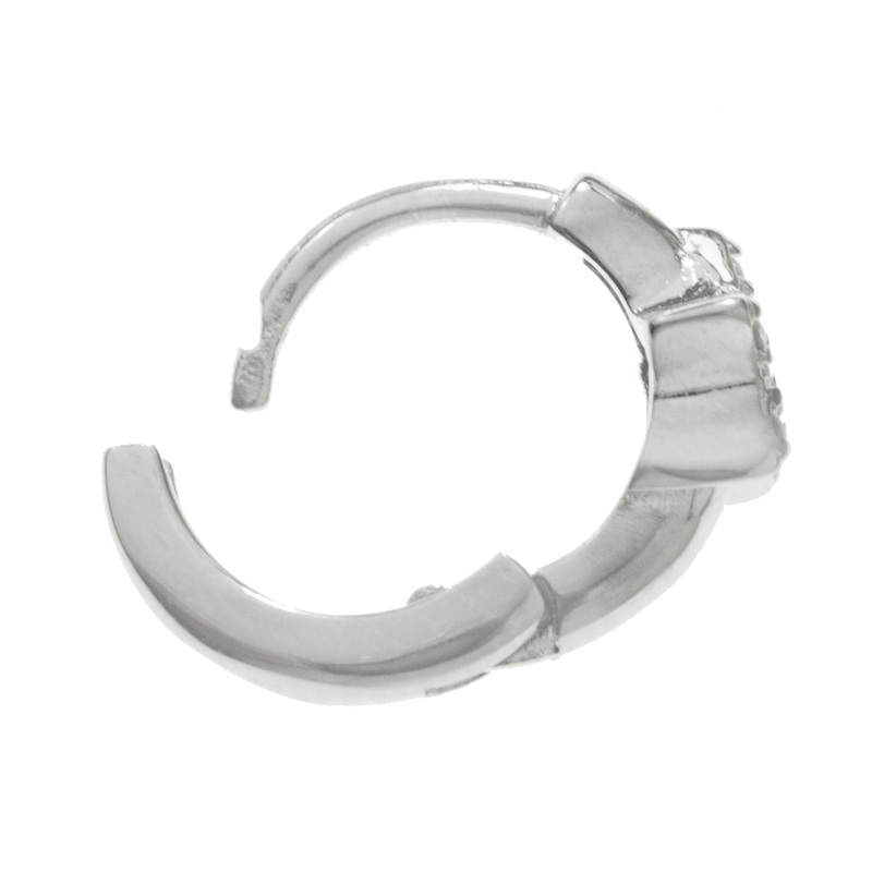 Aros con estrella de circonitas