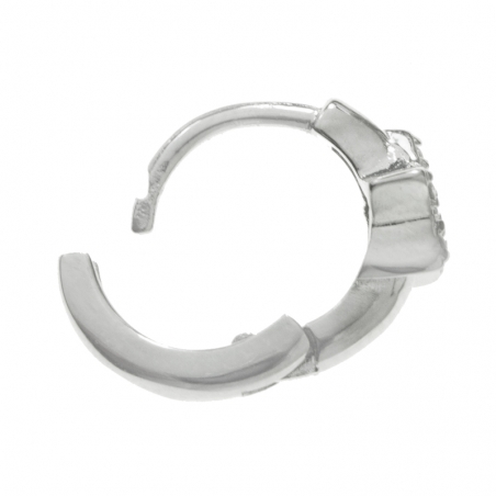 Aros con estrella de circonitas