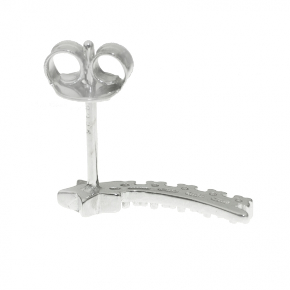 Pendientes estrella fugaz con circonitas 2