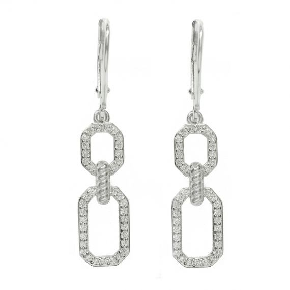 Pendientes largos cadena