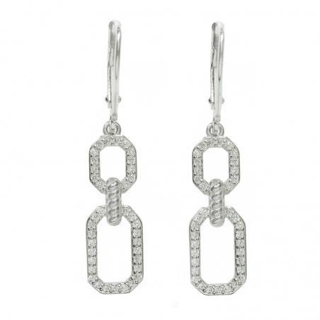 Pendientes largos cadena