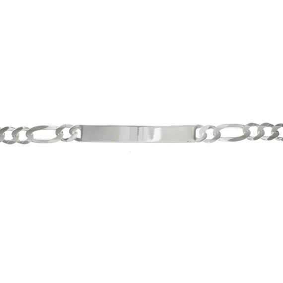 Pulsera esclava eslabón 3x1 Plata de Ley