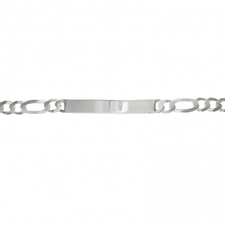 Pulsera esclava eslabón 3x1 Plata de Ley