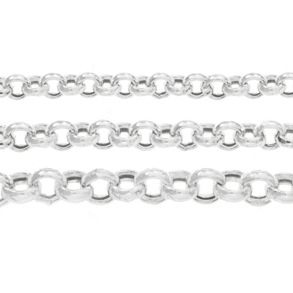 Pulsera Roló gruesa Plata de Ley 2