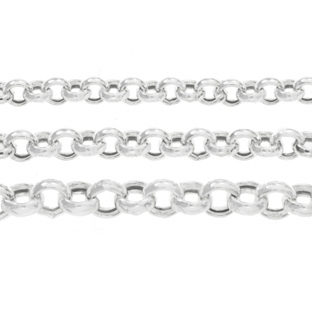Pulsera Roló gruesa Plata de Ley