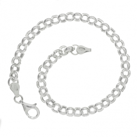 Pulsera Roló gruesa Plata de Ley