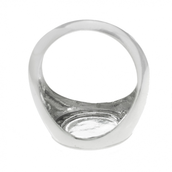 Anillo Sello Plata de Ley 2