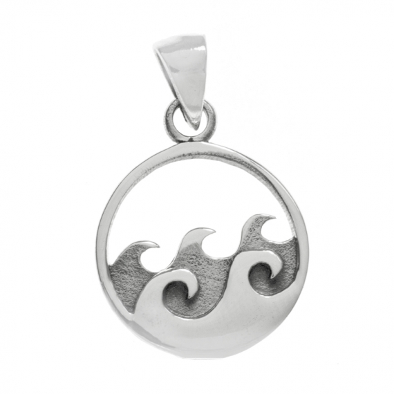 Colgante olas Plata de Ley