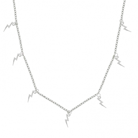 Collar rayos mini Plata de Ley