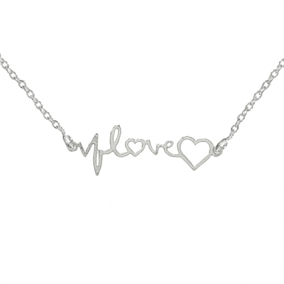 Collar Love Plata de Ley