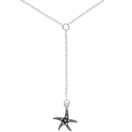 Gargantillla corbatera con colgante