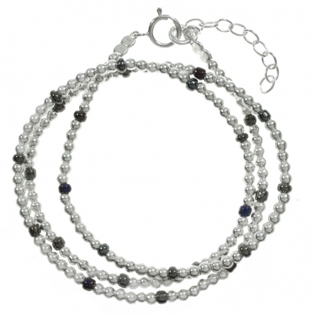 Gargantilla de bolitas Plata de Ley
