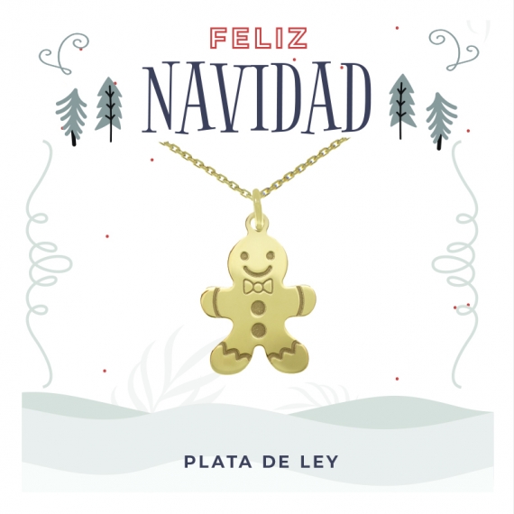 Collar Señor Jengibre Plata de Ley