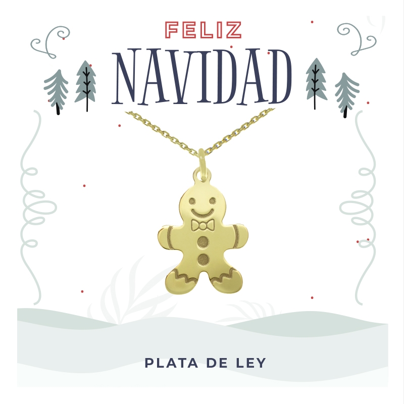 Collar Señor Jengibre Plata de Ley