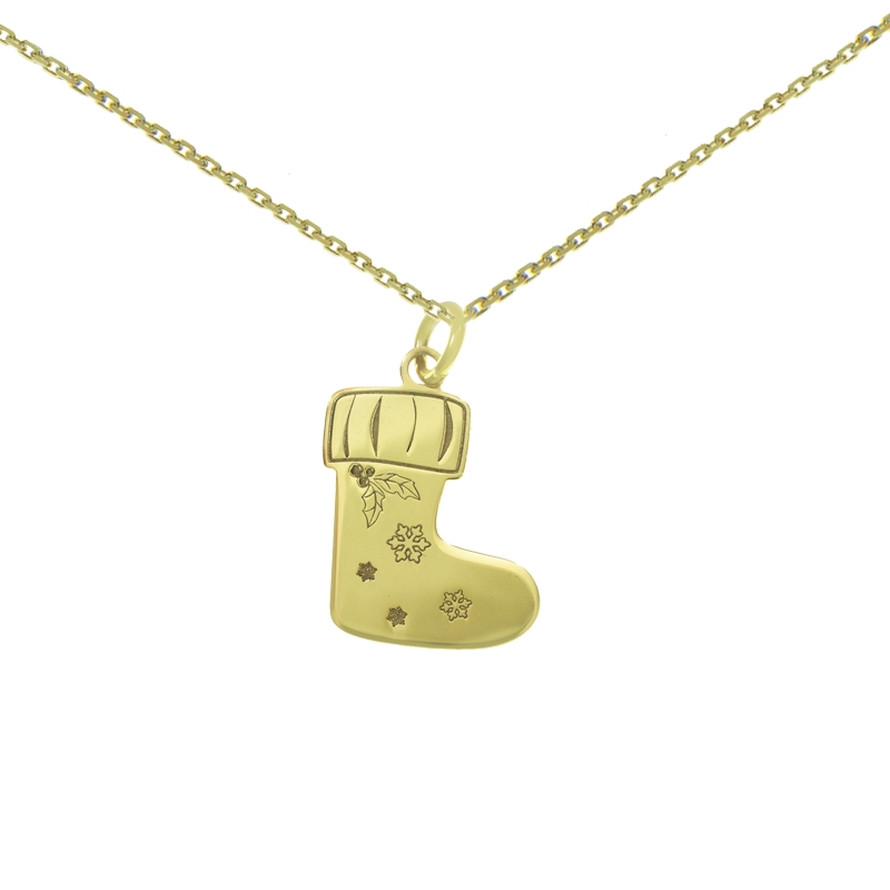 Collar calcetín Plata de Ley