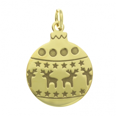 Collar bola de Navidad Plata de Ley