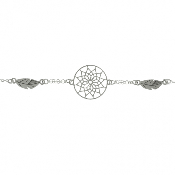 Pulsera atrapa sueños Plata de Ley 2