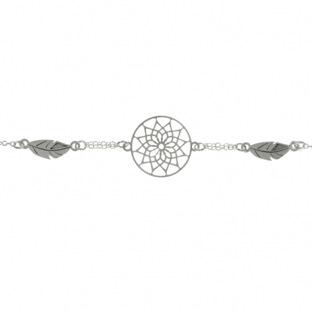 Pulsera atrapa sueños Plata de Ley