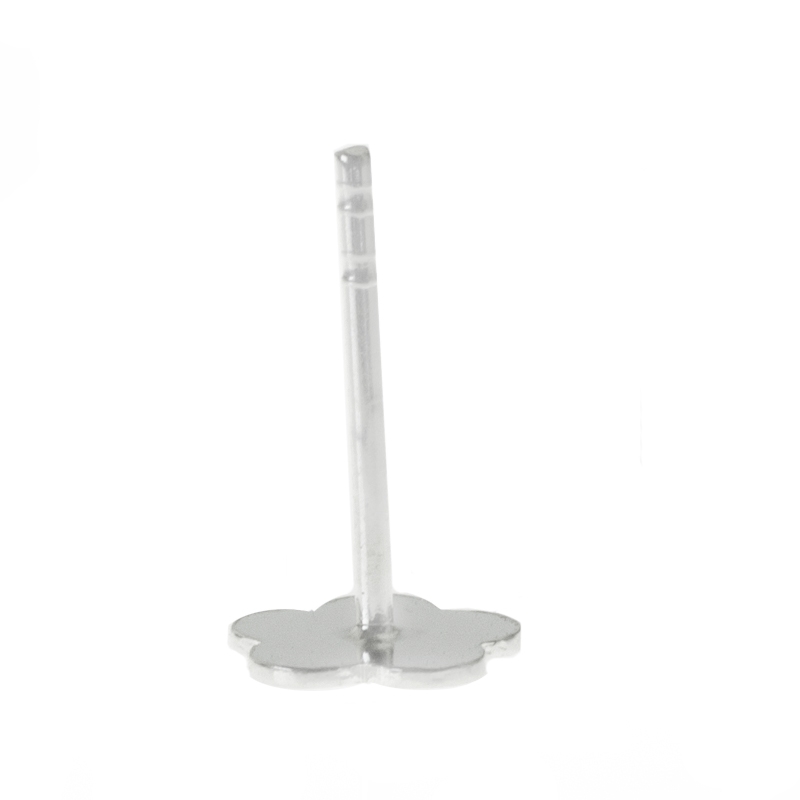 Pendientes flor mini Plata de Ley