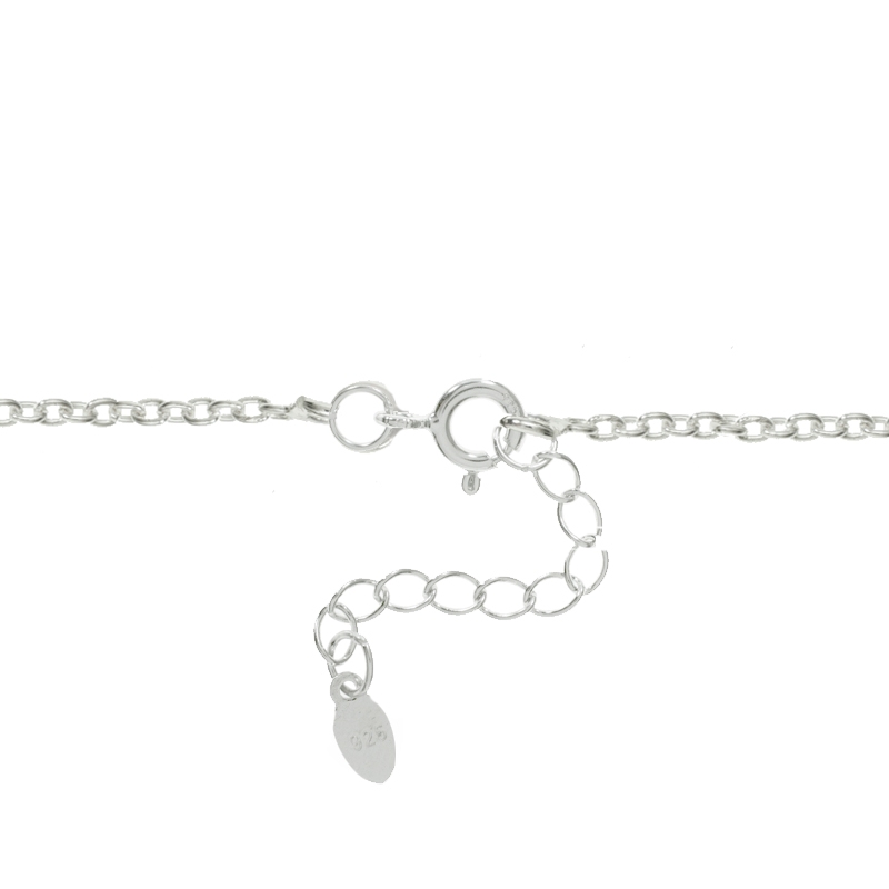 Collar Sol invertido Plata de Ley