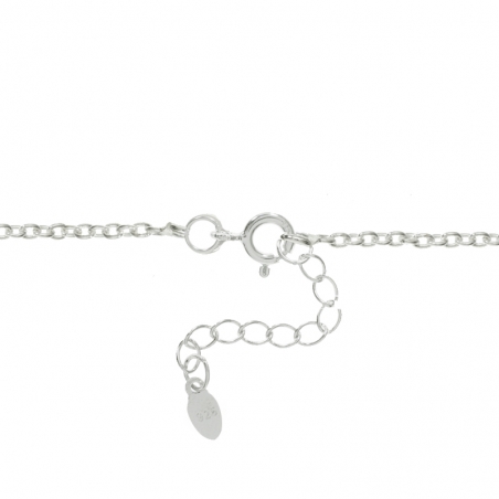 Collar Sol invertido Plata de Ley