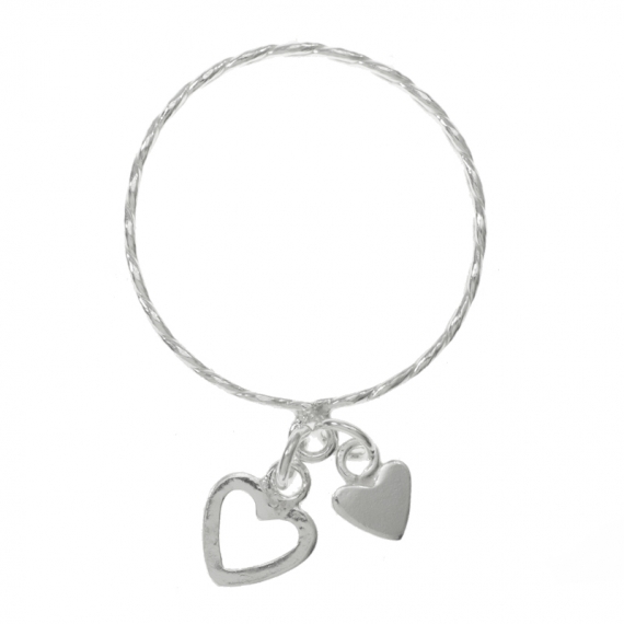 Anillo colgantes Love Plata de Ley
