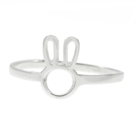 Anillo conejo Plata de Ley