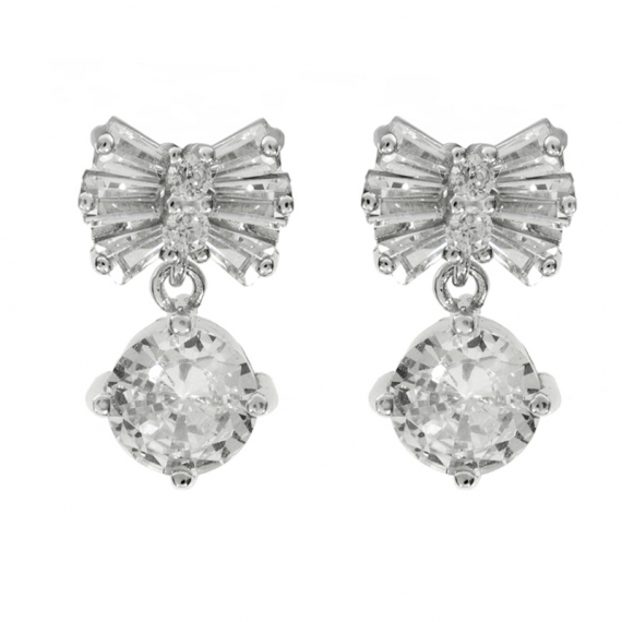 Pendientes Glam Lace Plata de Ley