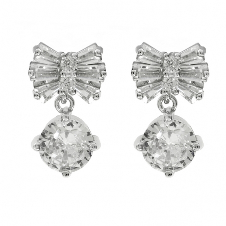 Pendientes Glam Lace Plata de Ley