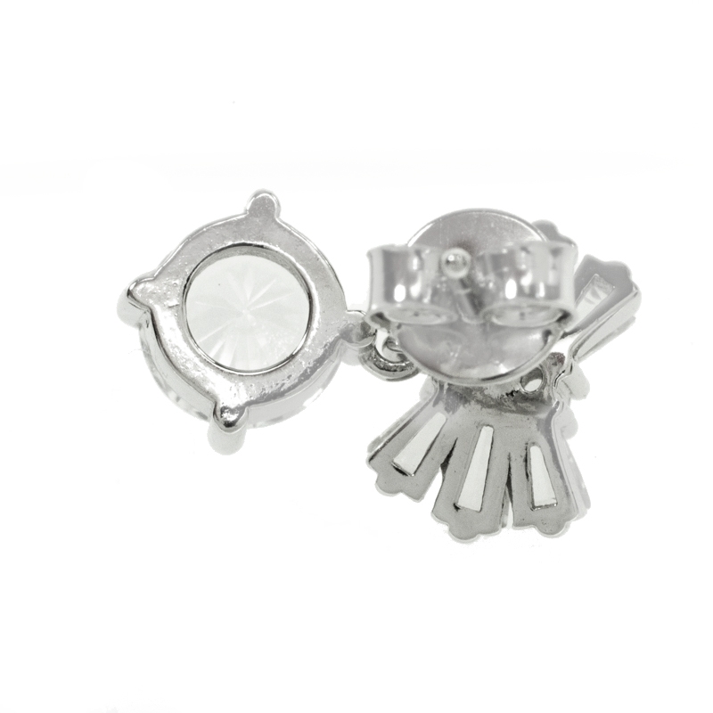 Pendientes Glam Lace Plata de Ley