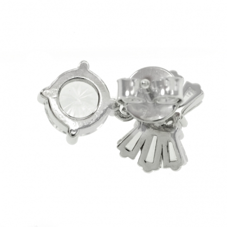 Pendientes Glam Lace Plata de Ley