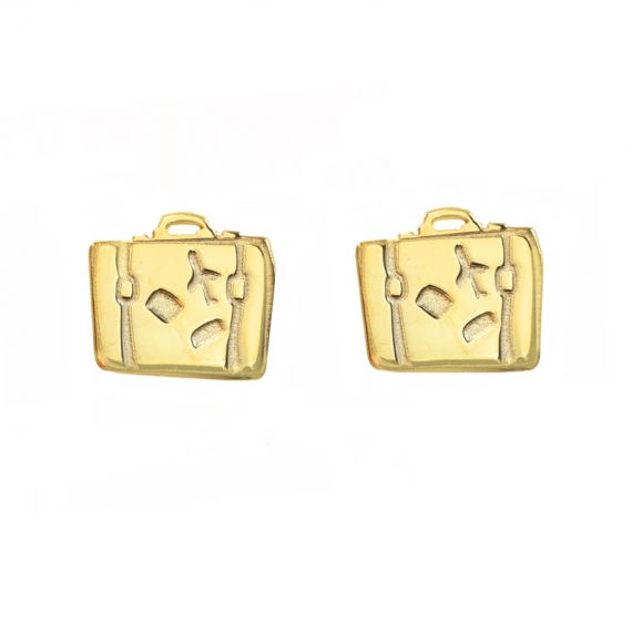Pendientes maleta Plata de Ley