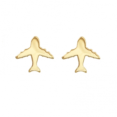 Pendientes avión Plata de Ley