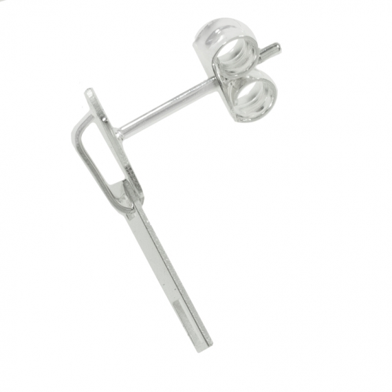 Pendientes cremallera Plata de Ley 2