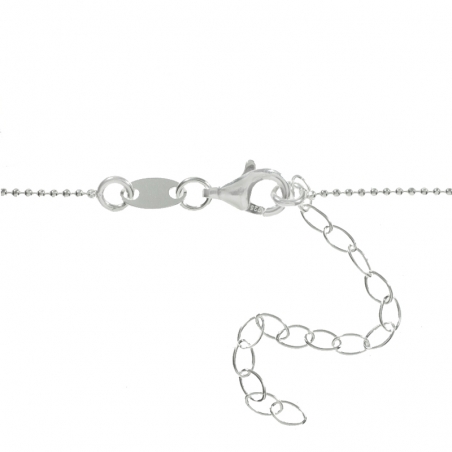 Collar vertical Mamá Plata de Ley