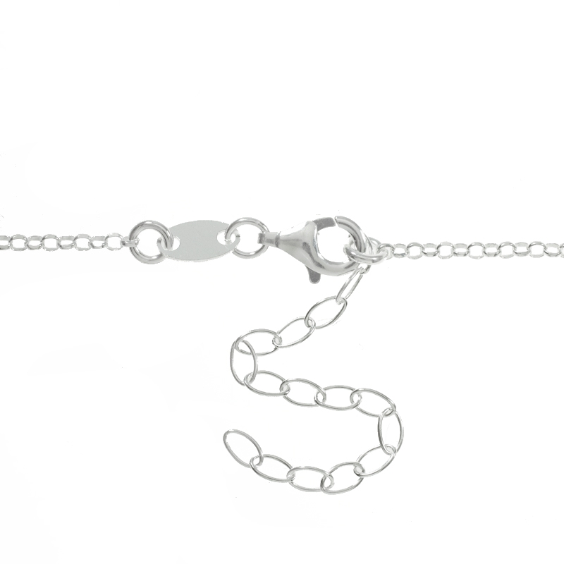 Collar serpiente con cristal rojo